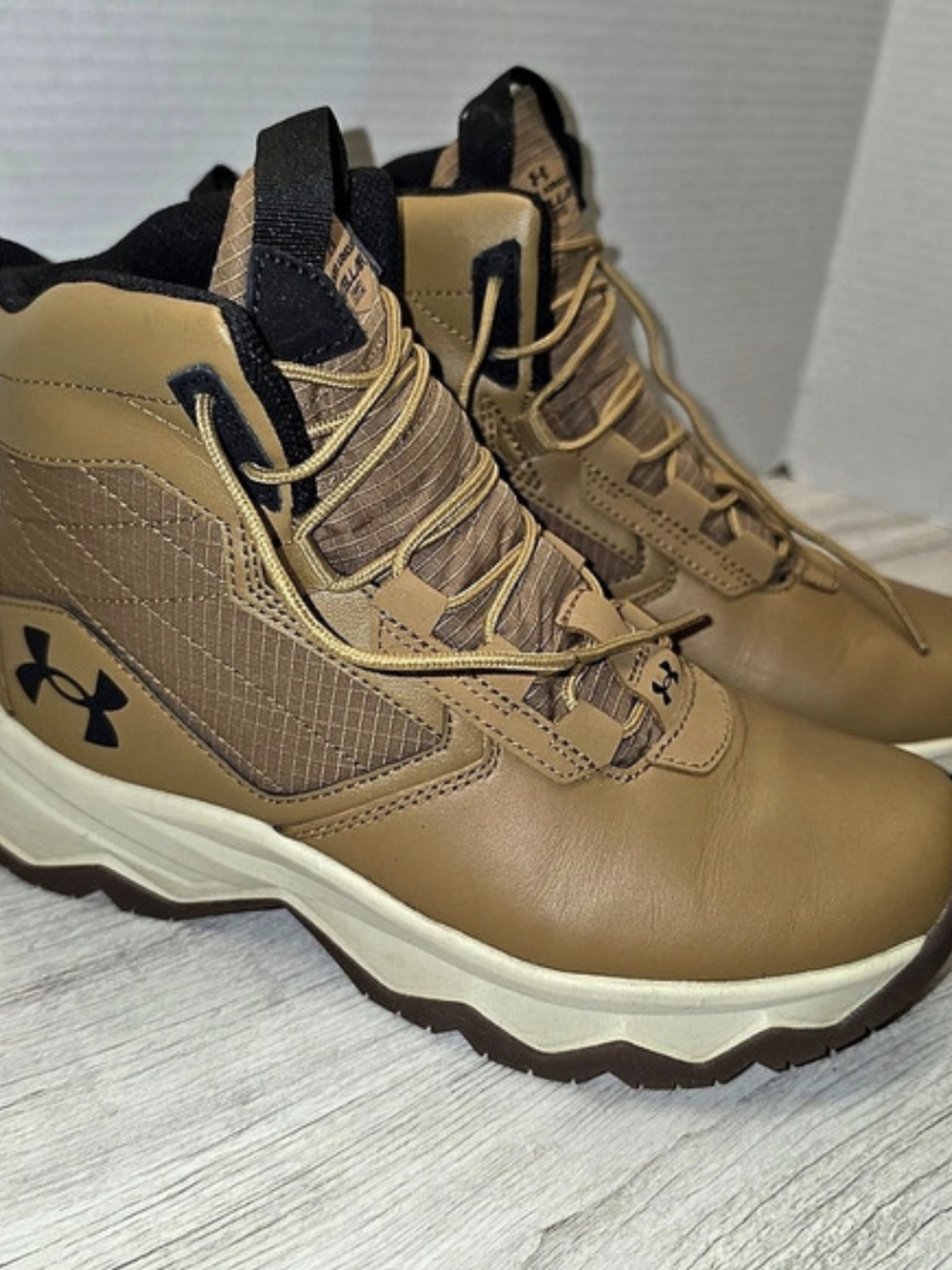 Under Armour Stellar G2 6" Tactical Boots Youth Brown Boys Size 6 Youth